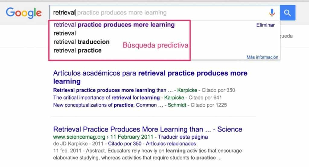Keywords y su importancia en el SEO Google Instant