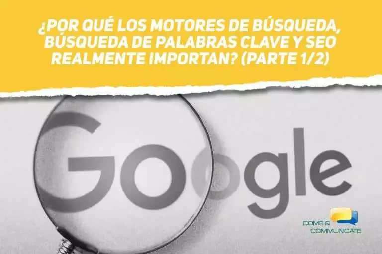 Las claves de porqué los motores de búsqueda, la búsqueda de palabras clave son tan importantes para las marcas y los negocios