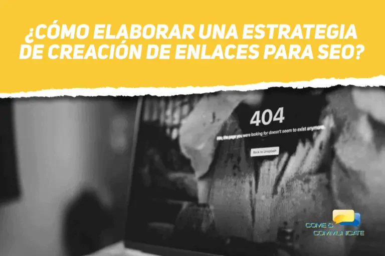 ¿Cómo elaborar una estrategia de creación de enlaces para SEO?