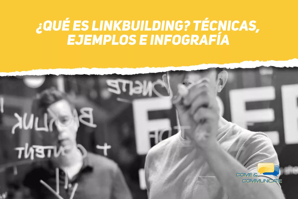 Personas escribiendo que es linkbuilding