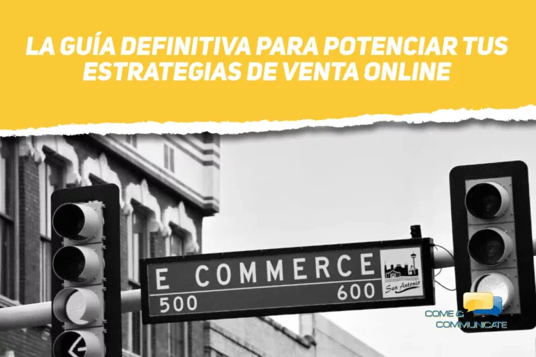 Cartel con el nombre de la calle ecommerce junto a un semáforo en verde