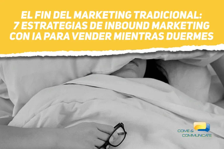 Mujer descansando plácidamente mientras se aplican estrategias de Inbound Marketing con IA para la automatización de ventas y captación de clientes en Come & Communicate.