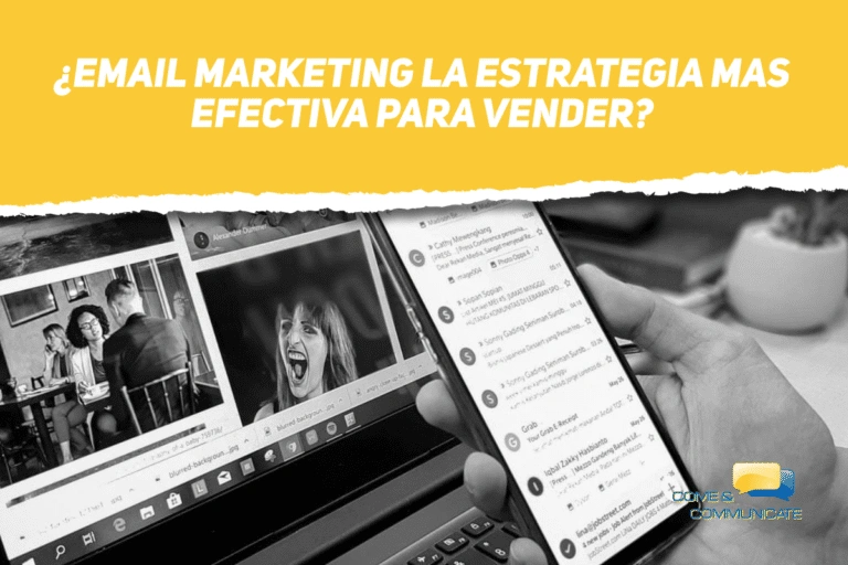 Comprobando en el móvil la campaña de email marketing