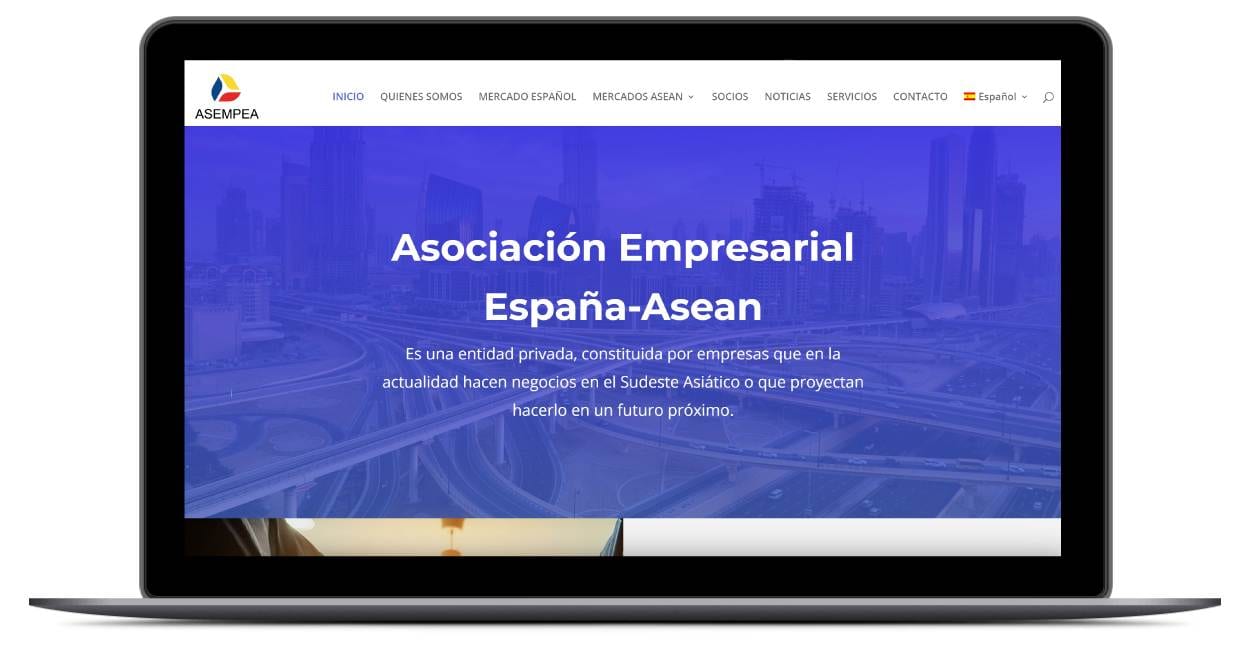 Pantallazo Portfolio Web ASEMPEA
