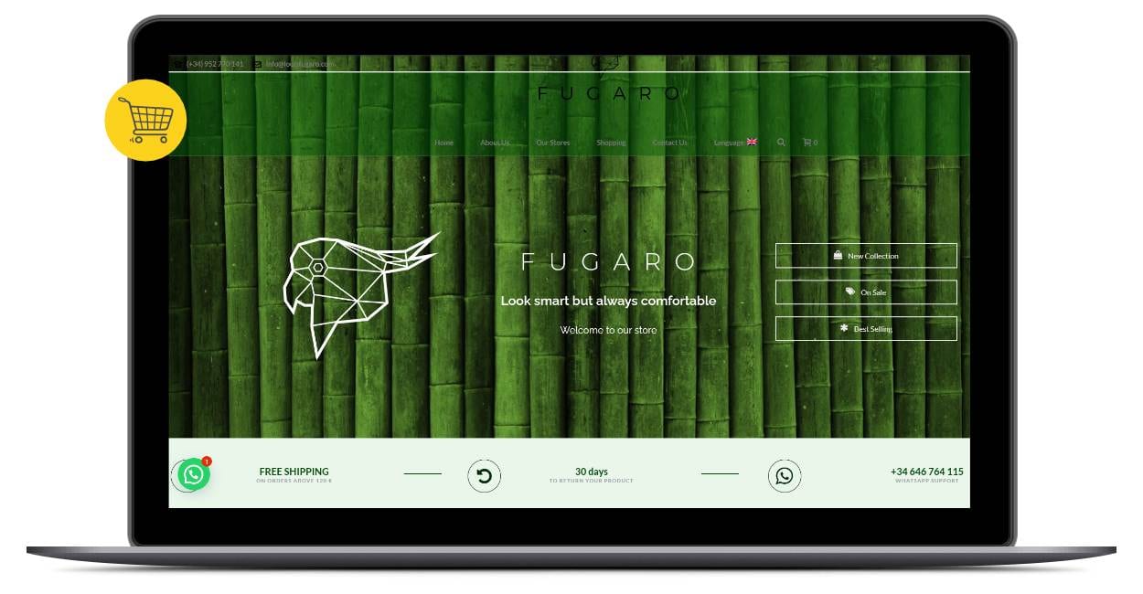 Pantallazo Portfolio de Tiendas Online Fugaro