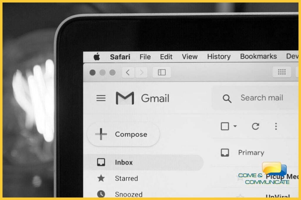 Dashboard del programa de Mail de Gmail.